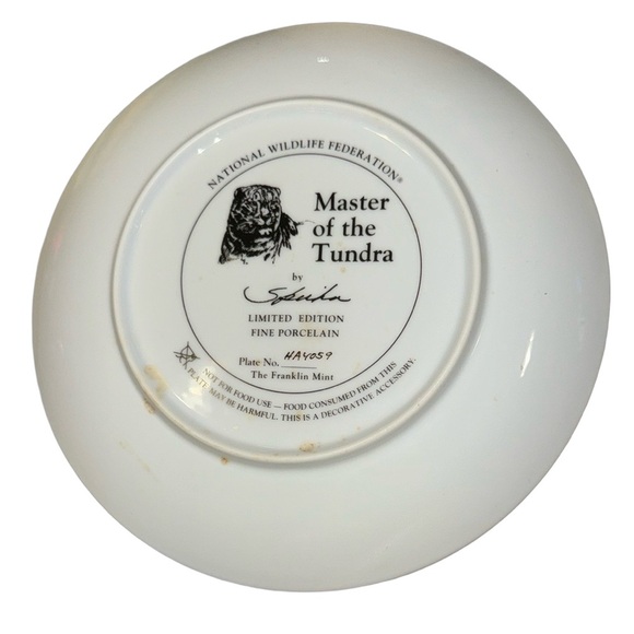 Master of the Tundra”: Limited Edition Snow Leopard Porcelain by Franklin Mint‎ - Picture 2 of 4